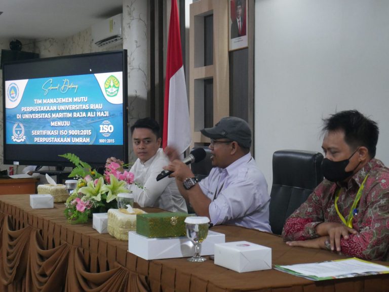 Menuju ISO 9001:2015, Perpustakaan UMRAH Jalin Kerja Sama dan Belajar dari UNRI