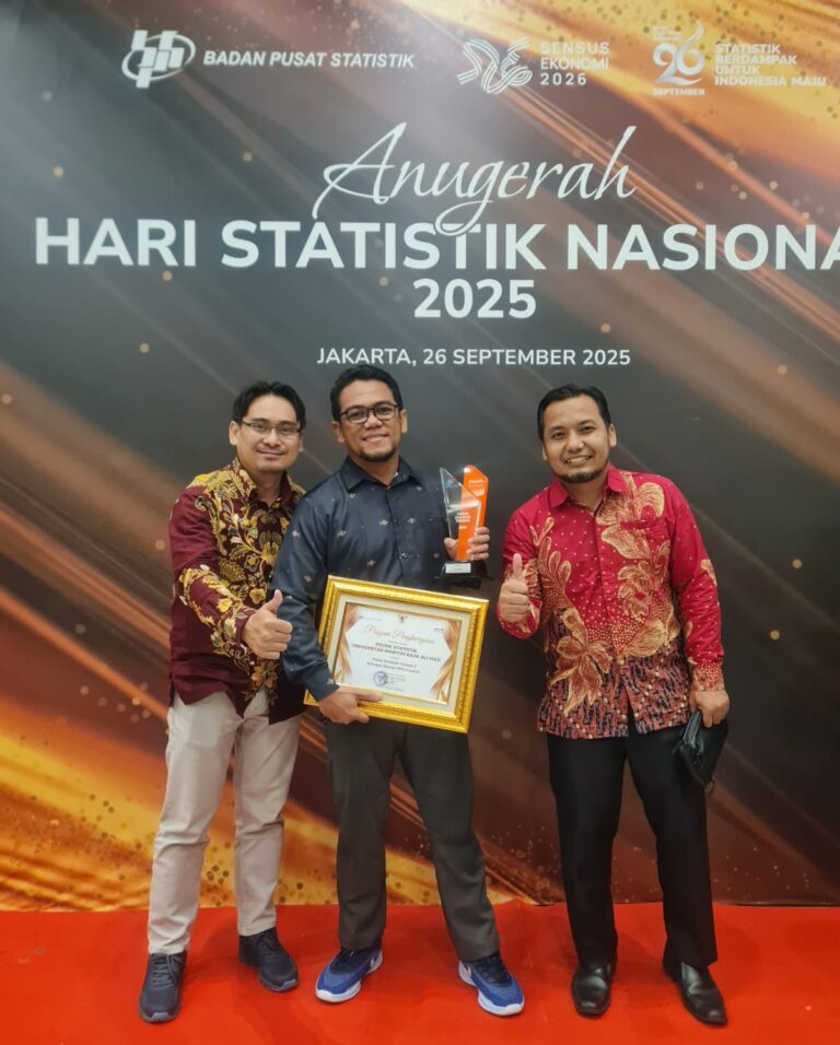 Pojok Statistik UMRAH Raih Nominasi Dalam Anugerah Hari  Statistik Nasional 2025